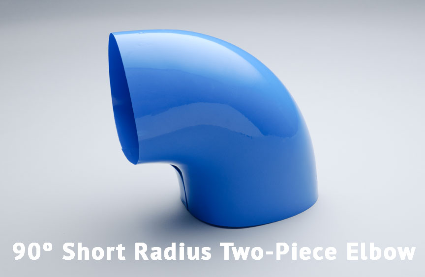 90º Short Radius Two-Piece Elbow